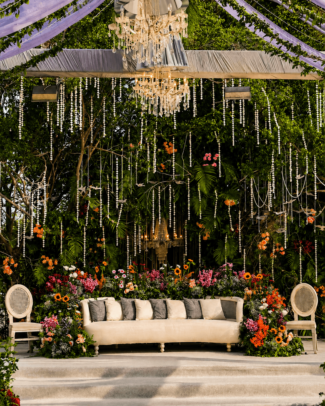 Wedding table setting